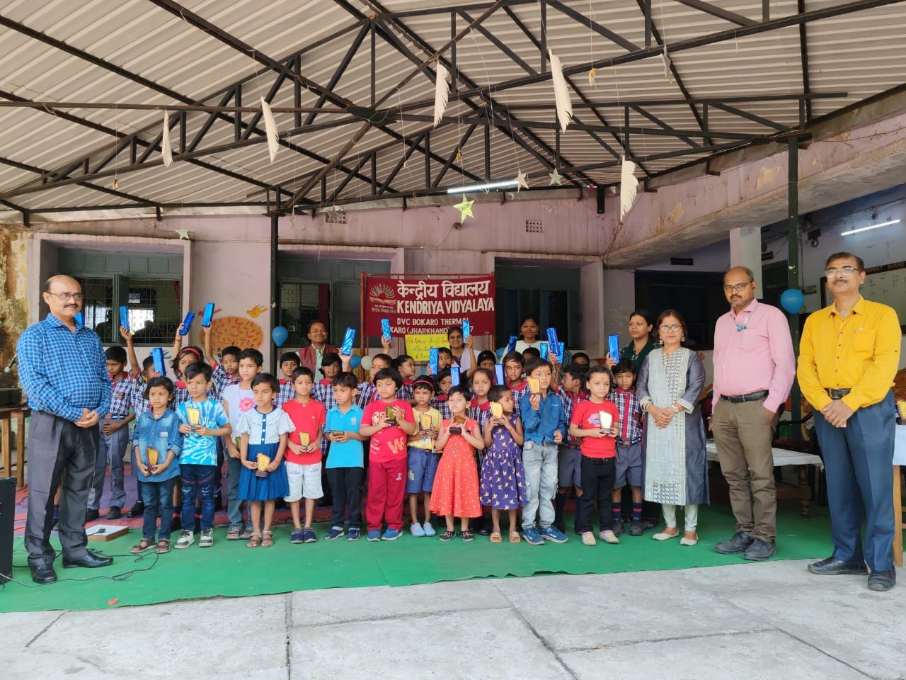 Entrance festival was celebrated with great enthusiasm in Kendriya Vidyalaya Bokaro Thermal